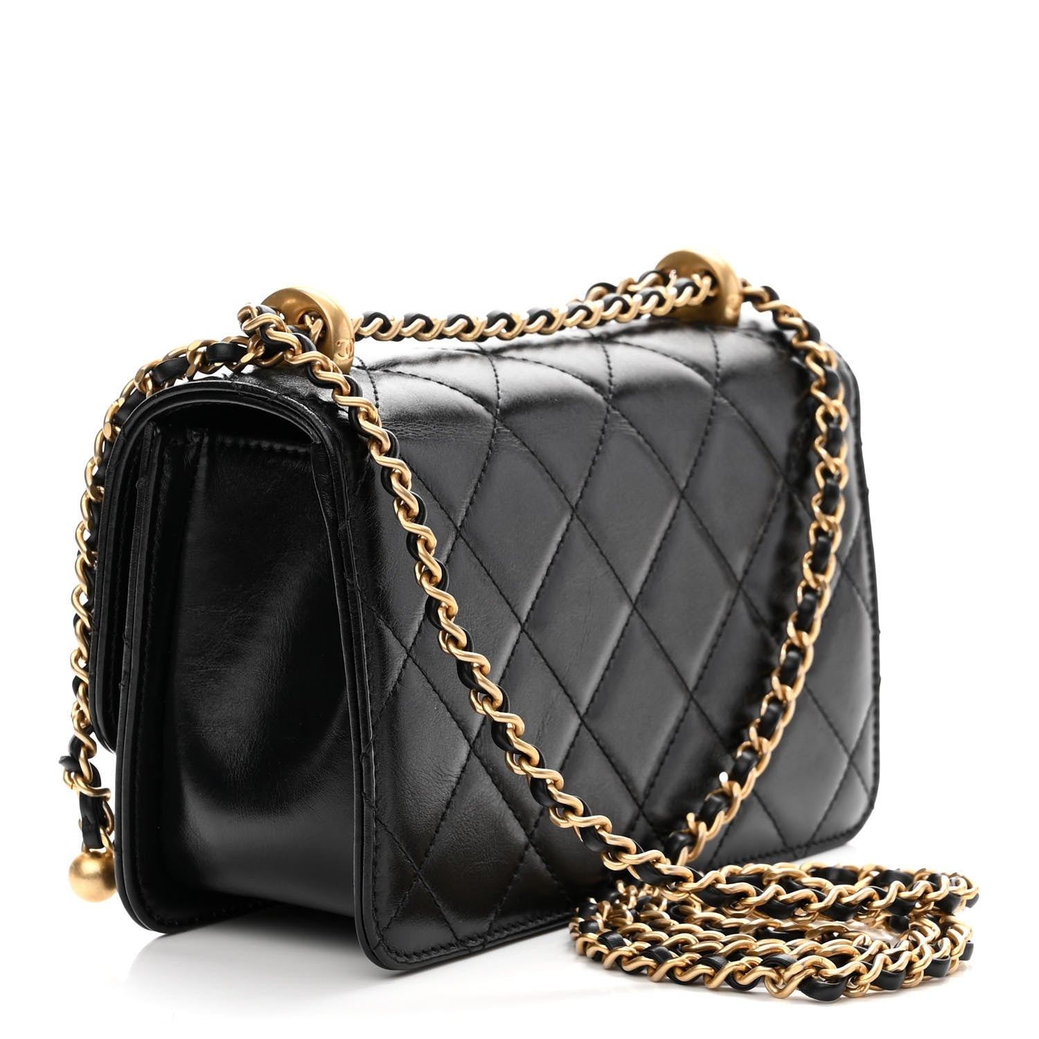 Chanel Calfskin Quilted Mini Perfect Fit Flap Black 3 of 12