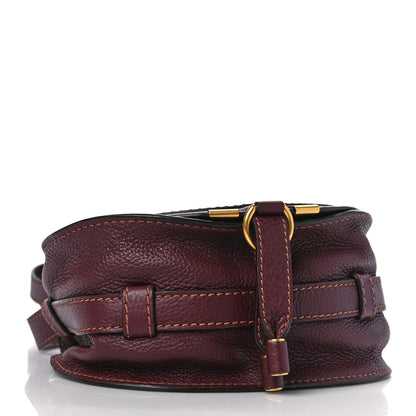 Chloe Calfskin Mini Marcie Round Crossbody Bag Wild Purple 4 of 9