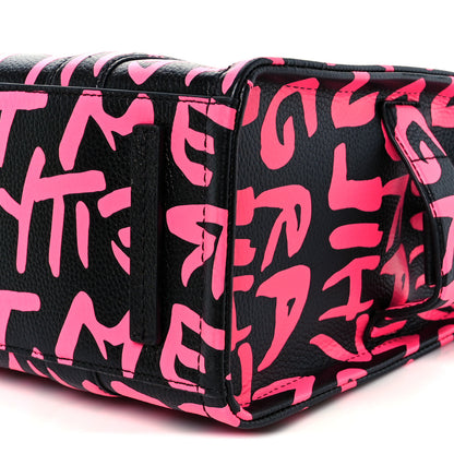 Marc Jacobs X STEPHEN SPROUSE Grained Calfskin Medium The Tote Bag Pink 22 of 22