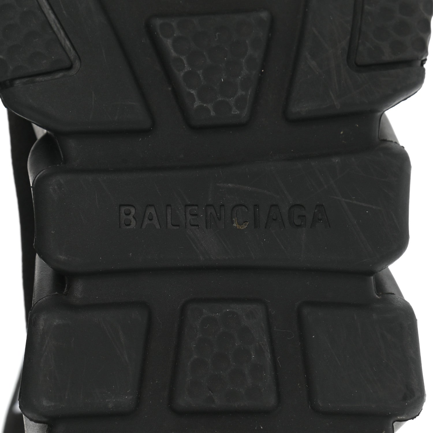 Balenciaga Neoprene Knit Logo Womens Hi Speed Sneakers 36 Black 6 of 8