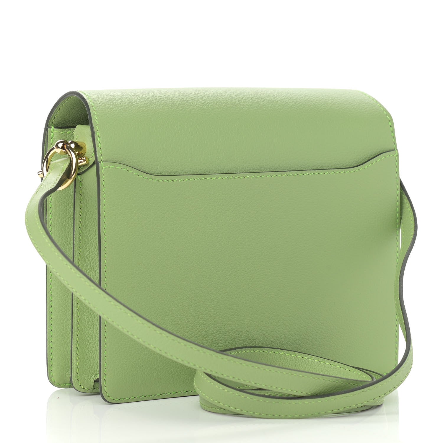 Hermes Evercolor Mini Sac Roulis Vert Criquet 3 of 10