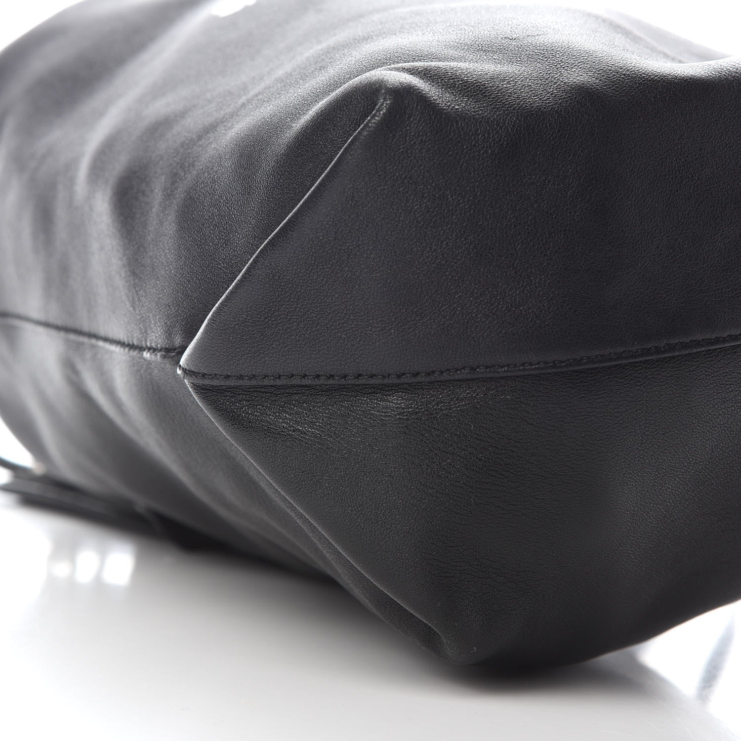 Saint Laurent Lambskin Small Teddy Bucket Bag Black 9 of 11
