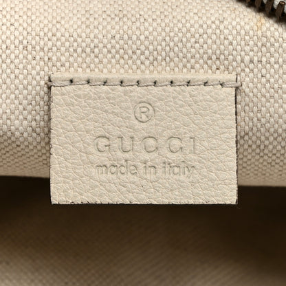 Gucci Grained Calfskin Coco Capitan Logo Belt Bag White 6 of 10