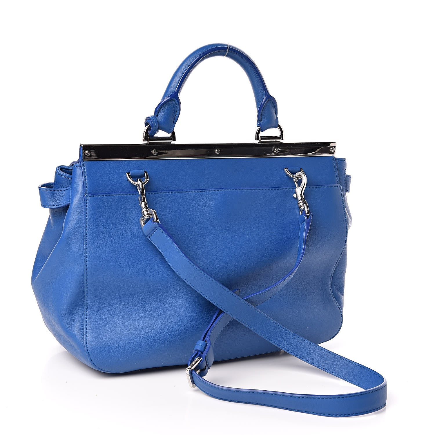Mulberry Calfskin Suffolk Bluebell Blue 3 of 11