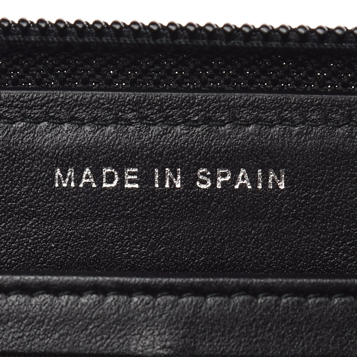 Caviar Quilted Boy Long Zip Around Wallet Black