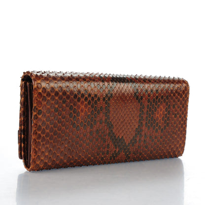 Gucci Python Running Wallet On Chain Brown 3 of 7