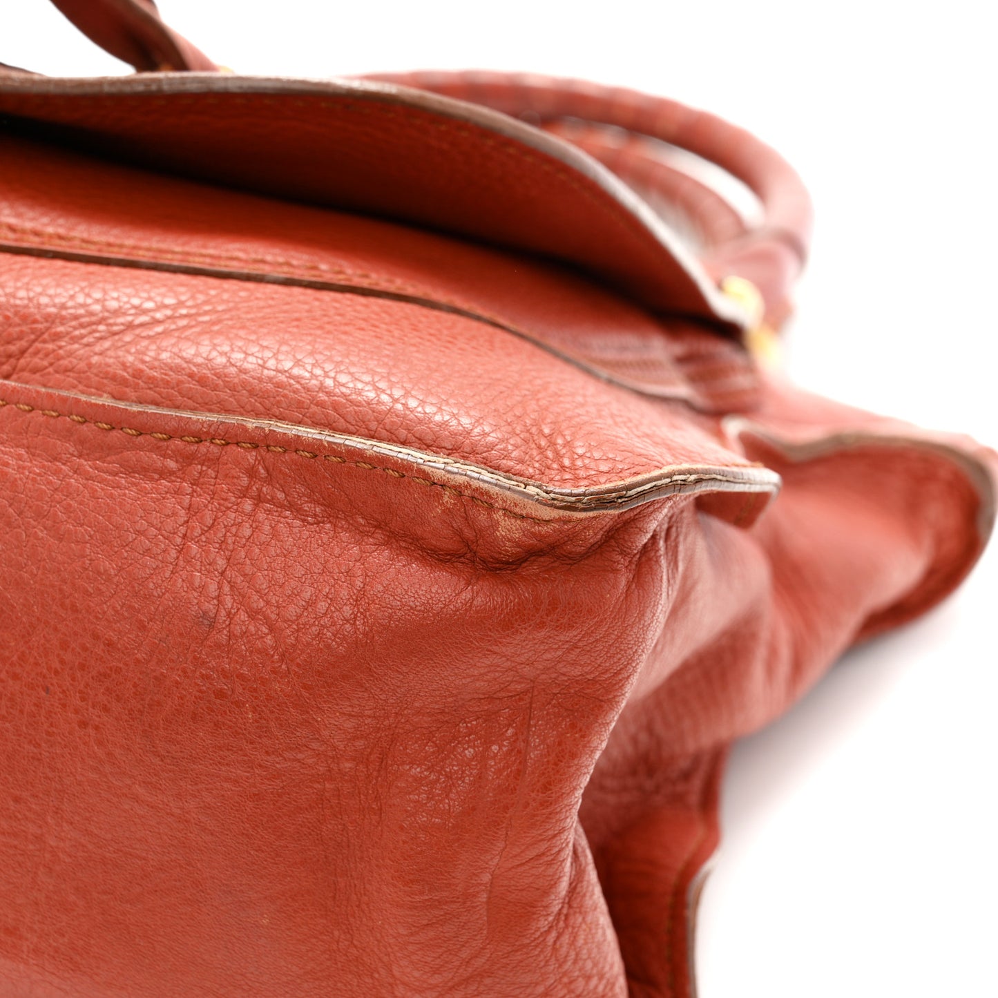 Calfskin Medium Marcie Satchel Brown Delight