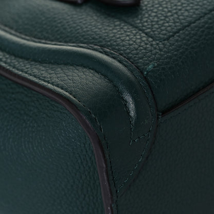Celine Drummed Calfskin Nano Luggage Amazone 8 of 15