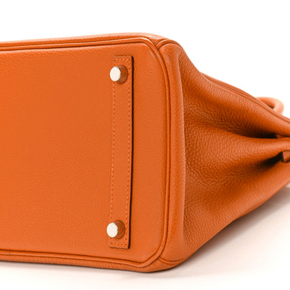 Hermes Togo Birkin 30 Orange 10 of 15