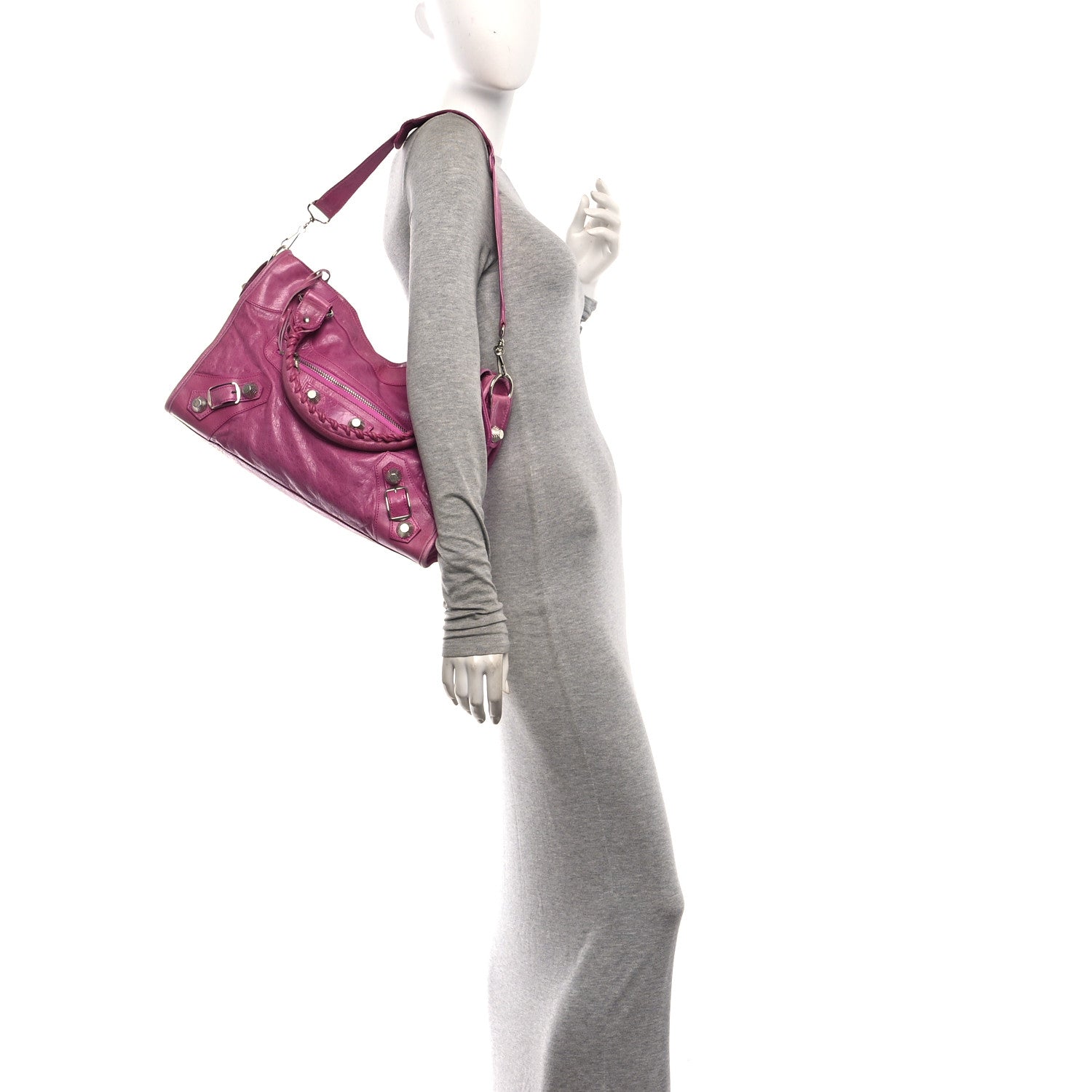 Balenciaga Agneau Giant 21 Silver Hardware City Bubblegum 2 of 11