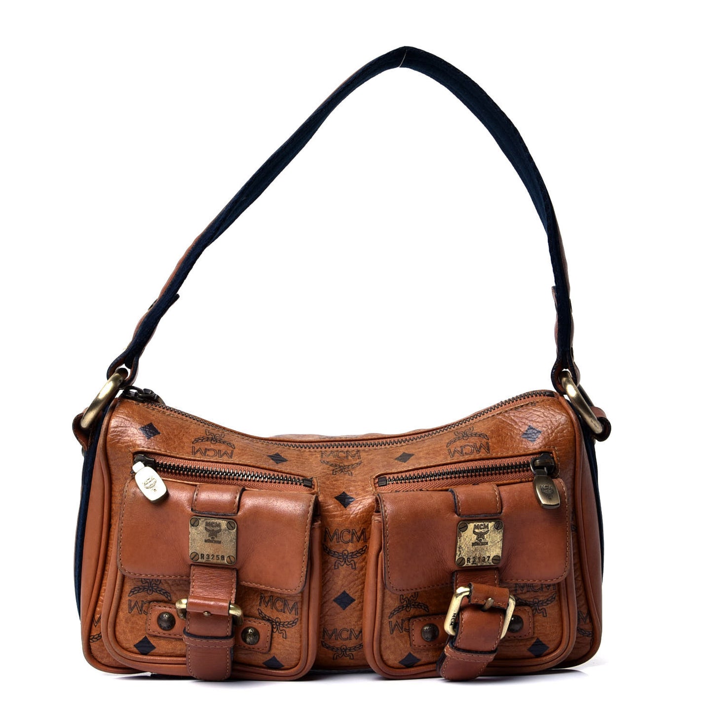 Visetos Pocket Satchel Cognac