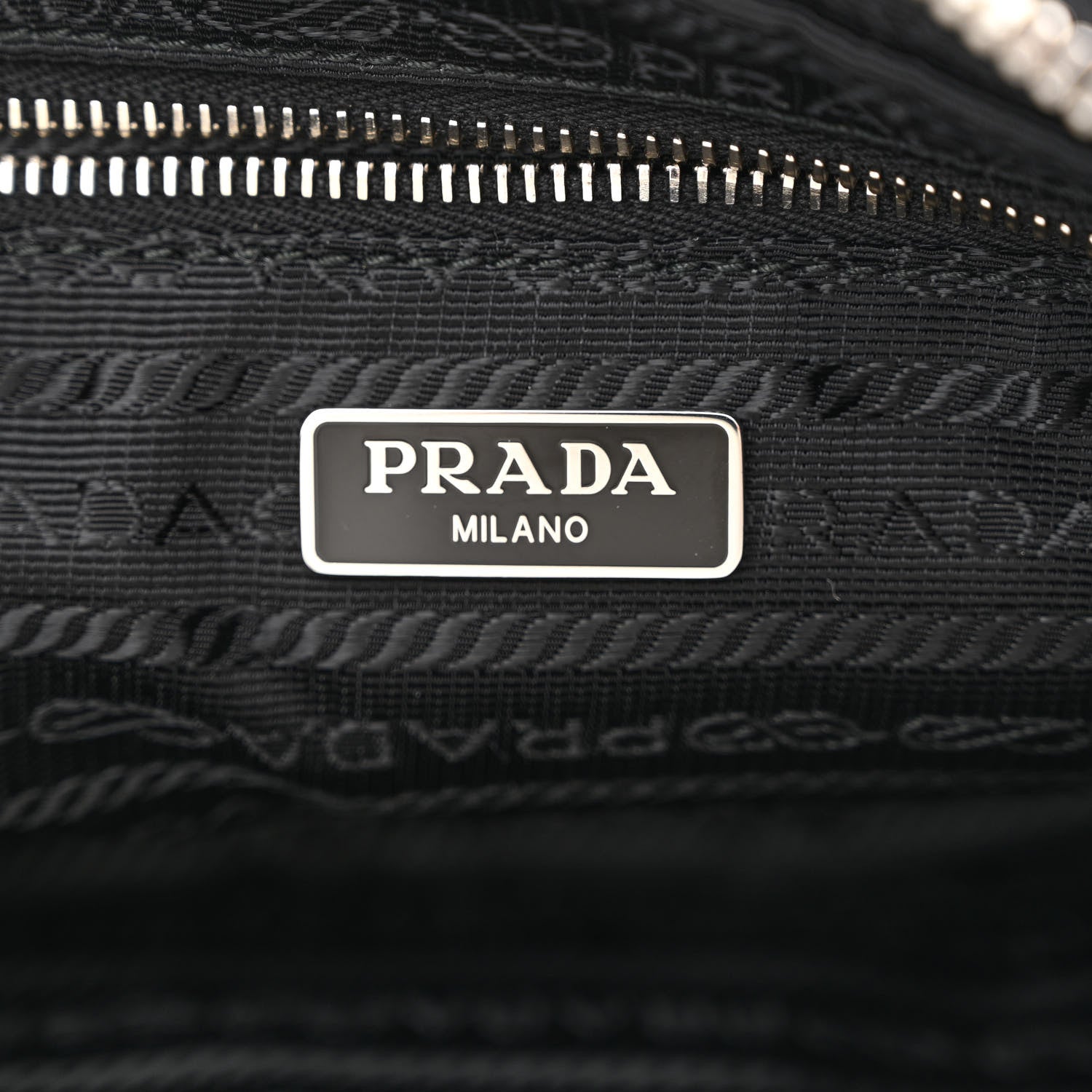Prada Nylon Tessuto Impuntu Quilted Bandoliera Crossbody Bag Black 6 of 11