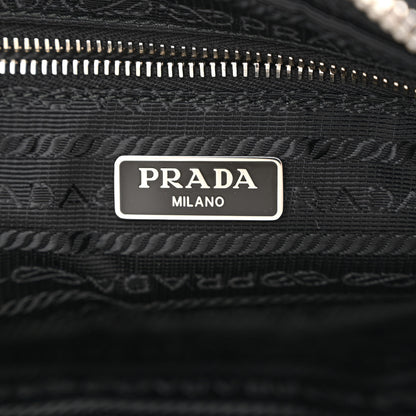 Prada Nylon Tessuto Impuntu Quilted Bandoliera Crossbody Bag Black 6 of 11