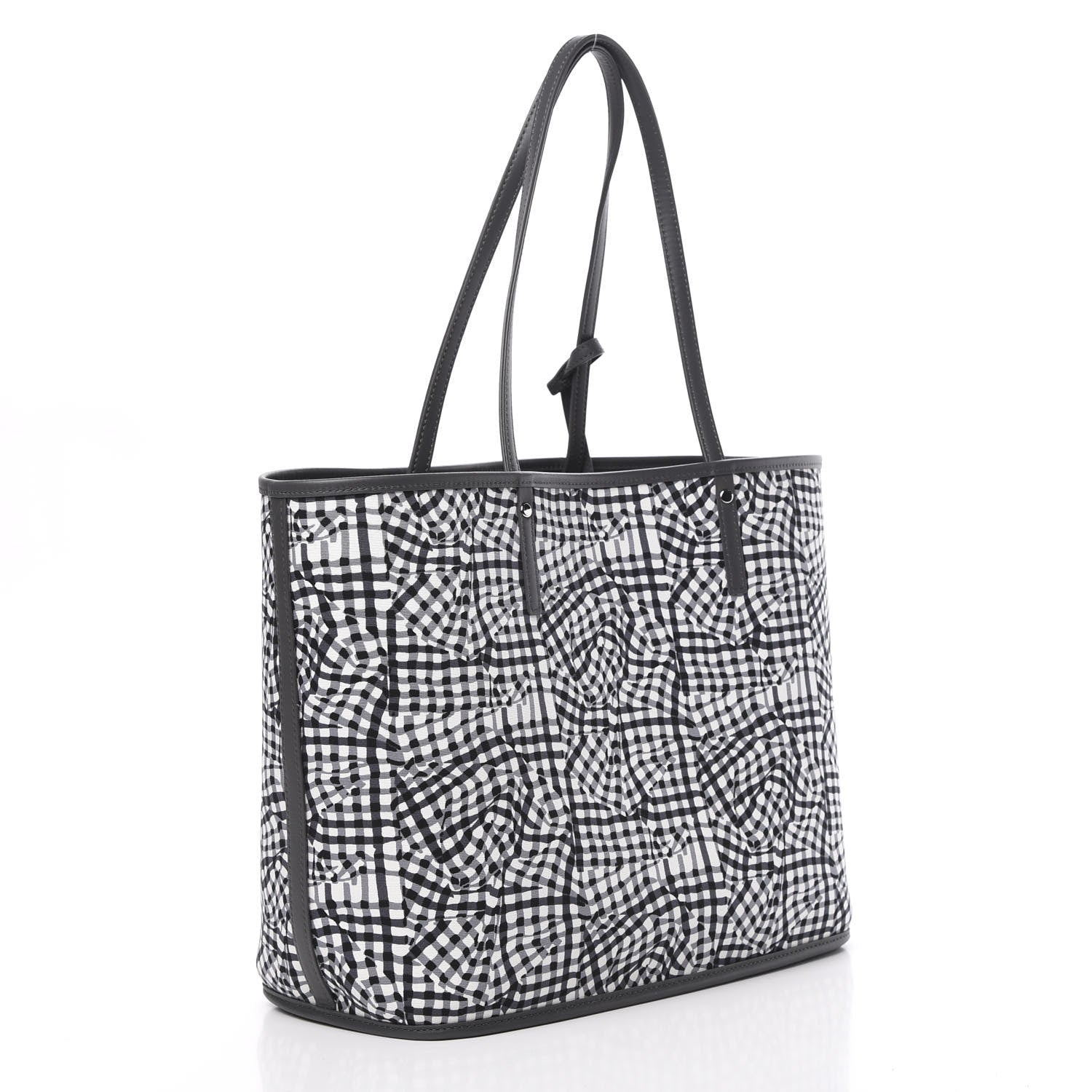 MCM Visetos Medium Liz Reversible Shopper Tote Phantom Grey 5 of 12
