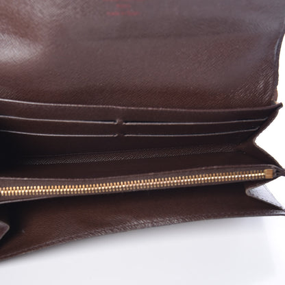 Louis Vuitton Damier Ebene Sarah Wallet 5 of 12