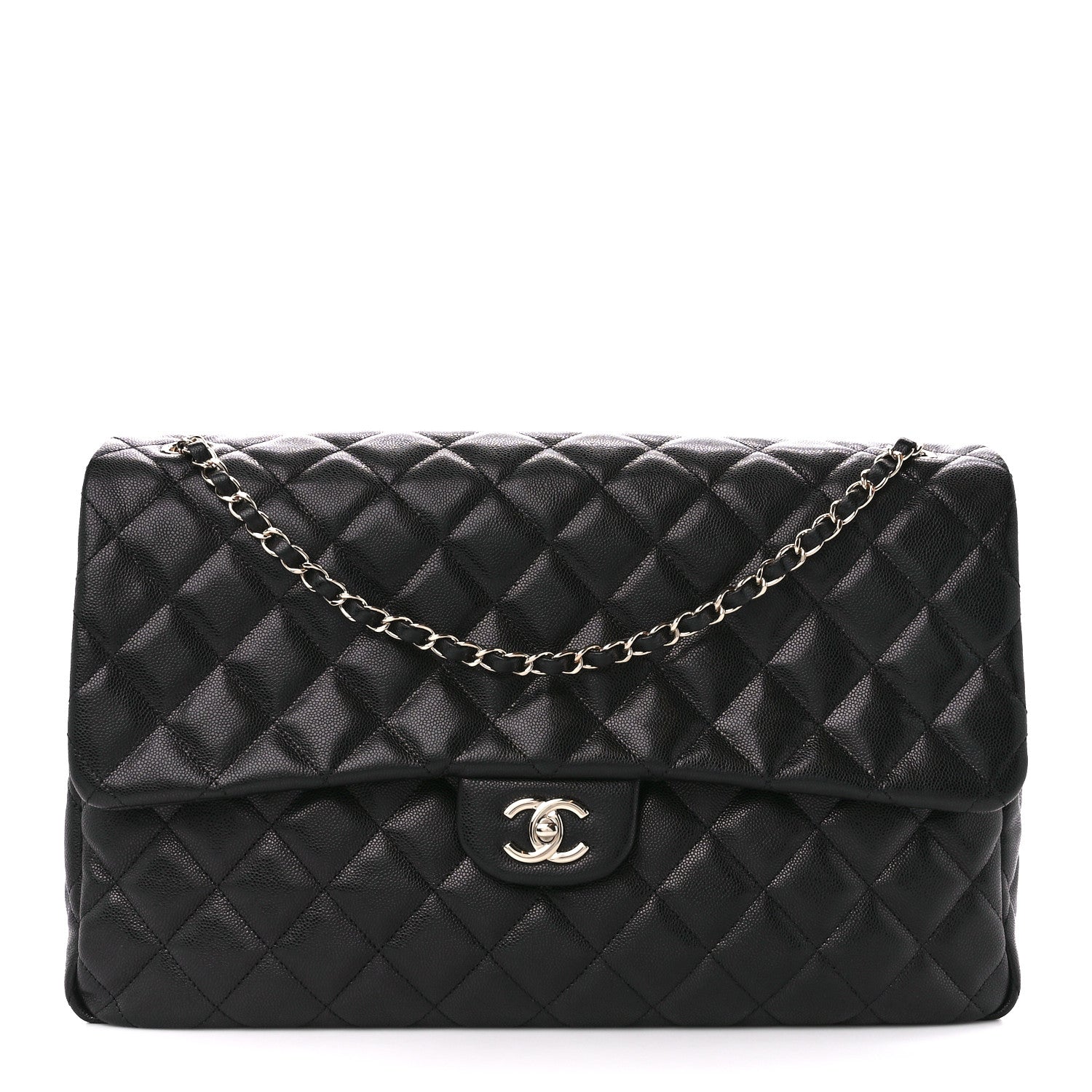 Chanel Caviar Quilted XXL Travel Flap Bag Black 1 of 11