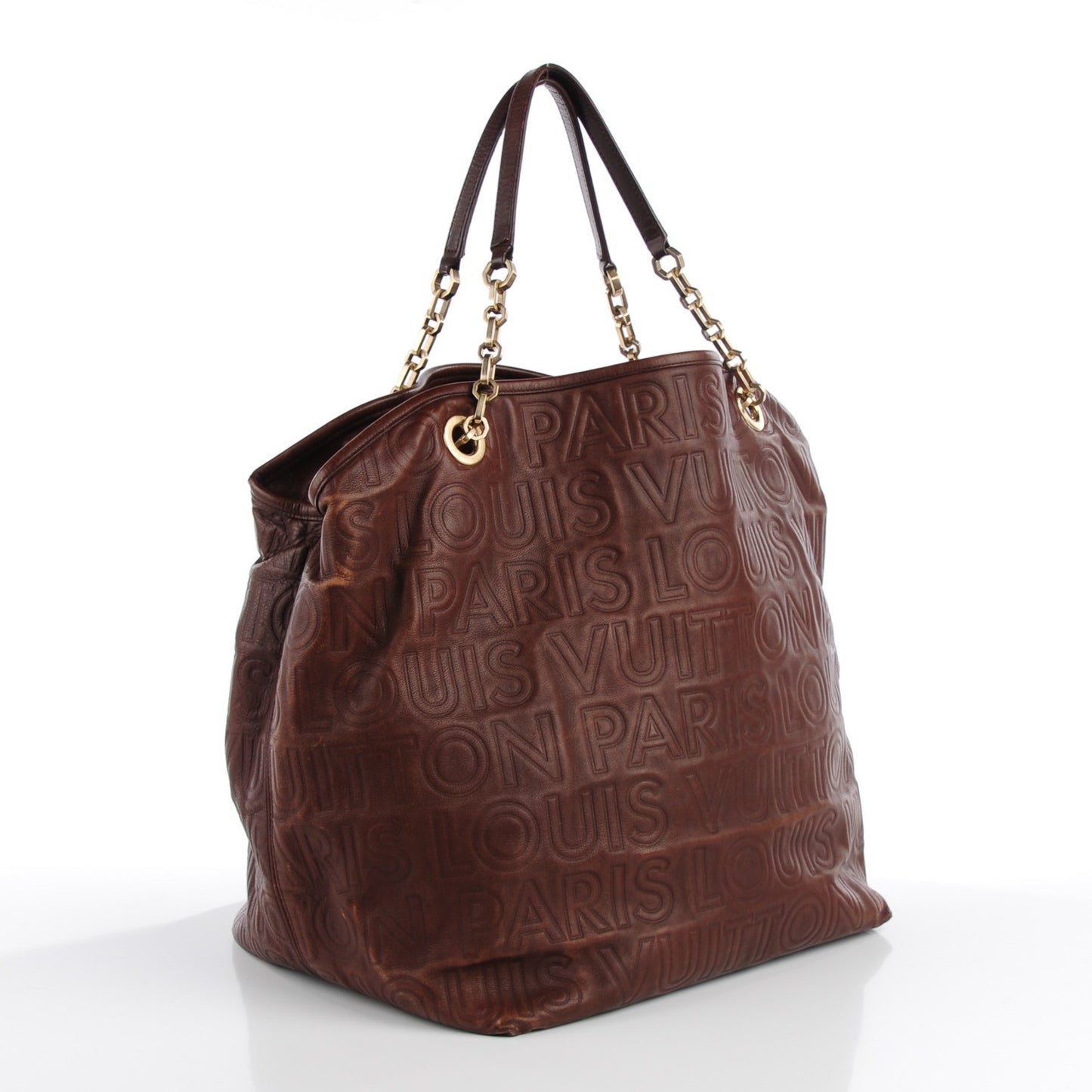 Monogram Paris Souple Whisper GM Chocolate