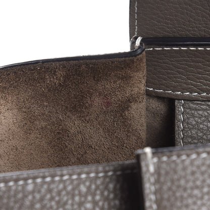 Celine Drummed Calfskin Mini Luggage Souris 7 of 7