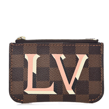Louis Vuitton Damier Ebene Belmont Pochette Venus Pink 1 of 7