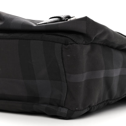 Burberry Nylon Jacquard Beat Check Sundorine Messenger Bag Black 10 of 10
