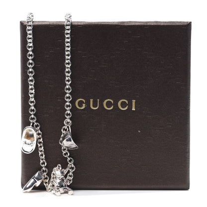 Gucci Sterling Silver Baby Charm Necklace 8 of 8
