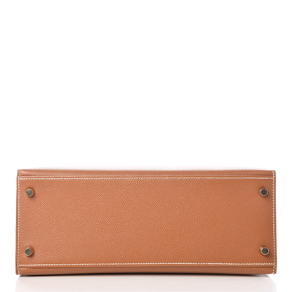 Hermes Epsom Kelly Sellier 28 Gold 7 of 37