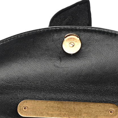 Balenciaga Suede Opera Clutch Bag Black 13 of 16