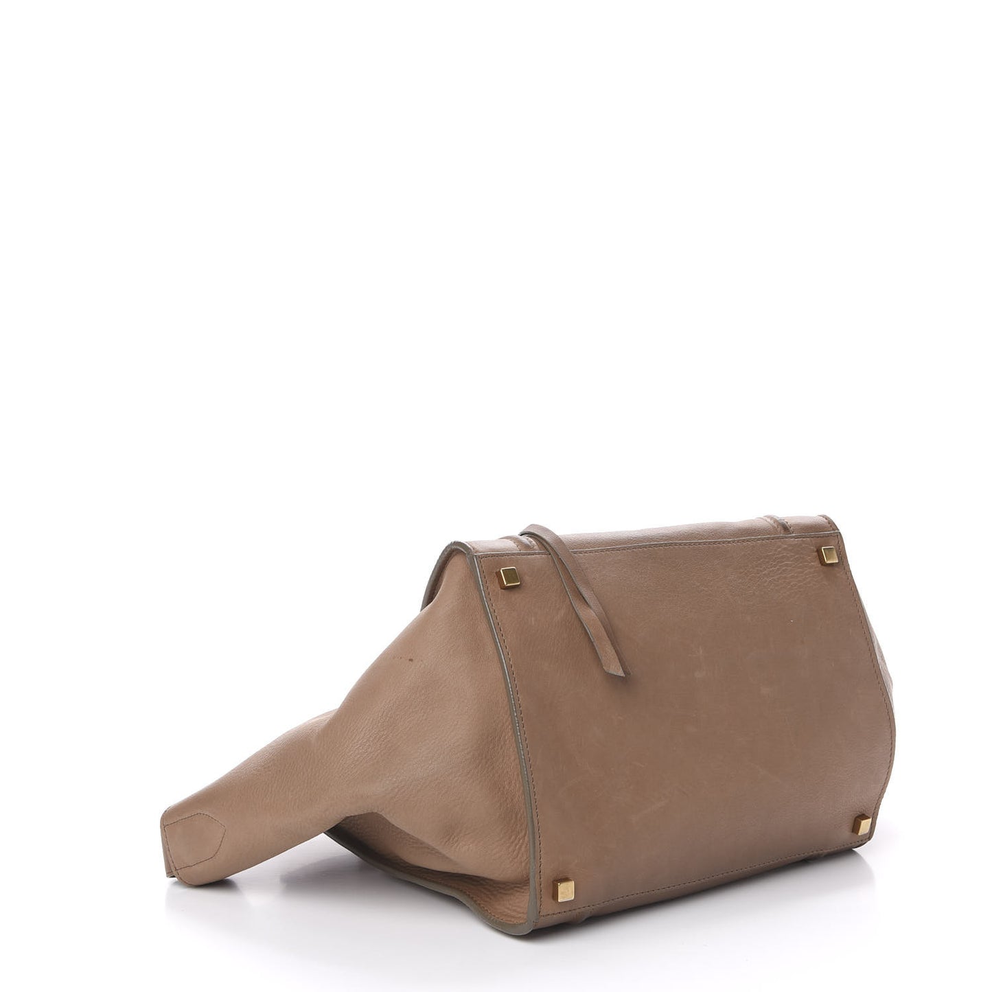 Supple Calfskin Medium Phantom Luggage Taupe