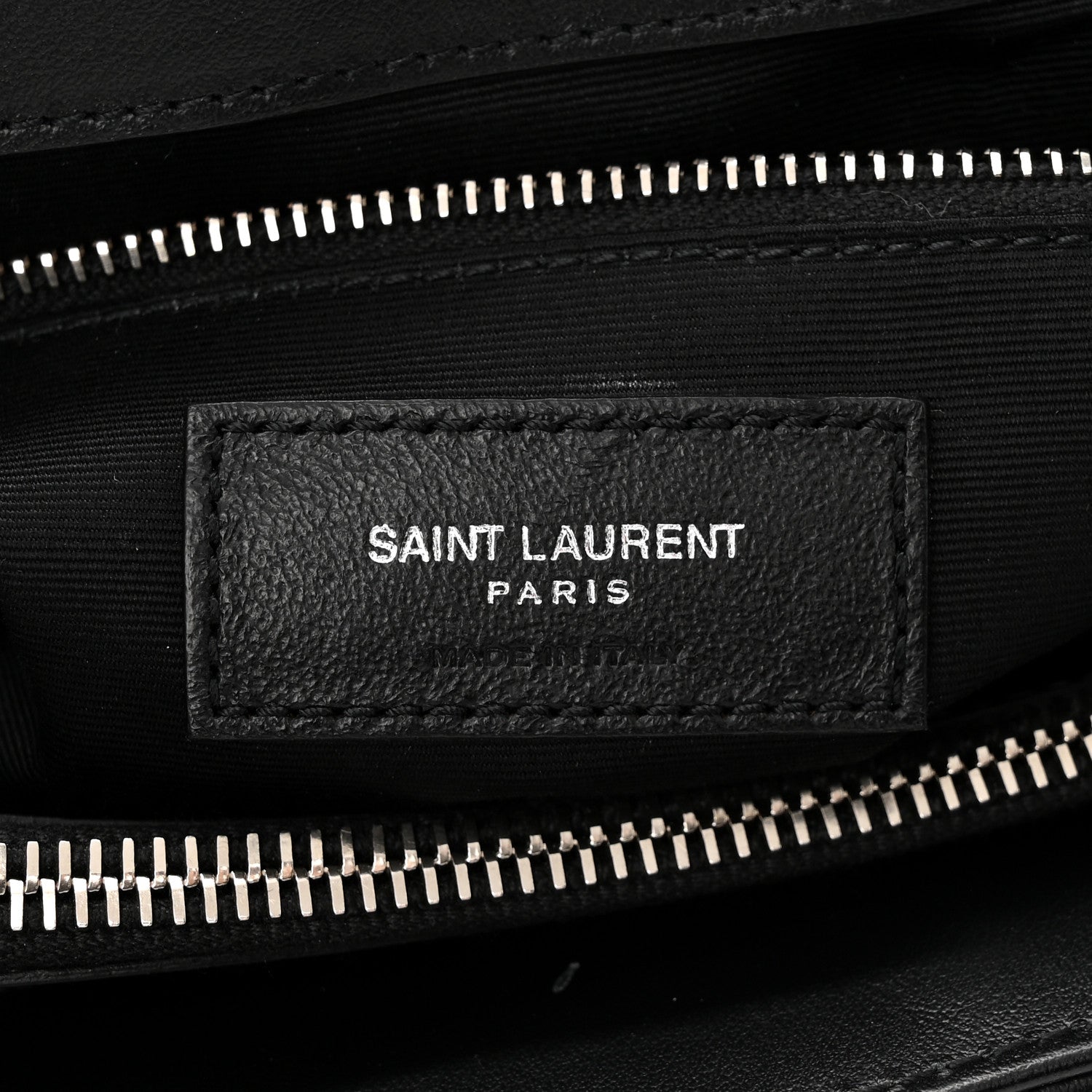 Saint Laurent Calfskin Y Quilted Monogram Large Loulou Chain Satchel Black 6 of 11