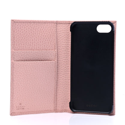 Gucci Pebbled Calfskin GG Marmont iPhone 7/8 Case Pink 3 of 4