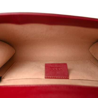 Gucci Textured Calfskin Web Rajah Slim Flap Shoulder Bag Romantic Cherry 5 of 10
