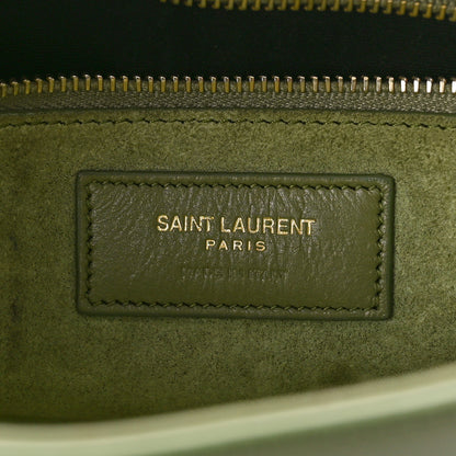 Saint Laurent Smooth Calfskin Le 5 A 7 Hobo Pistache 6 of 11