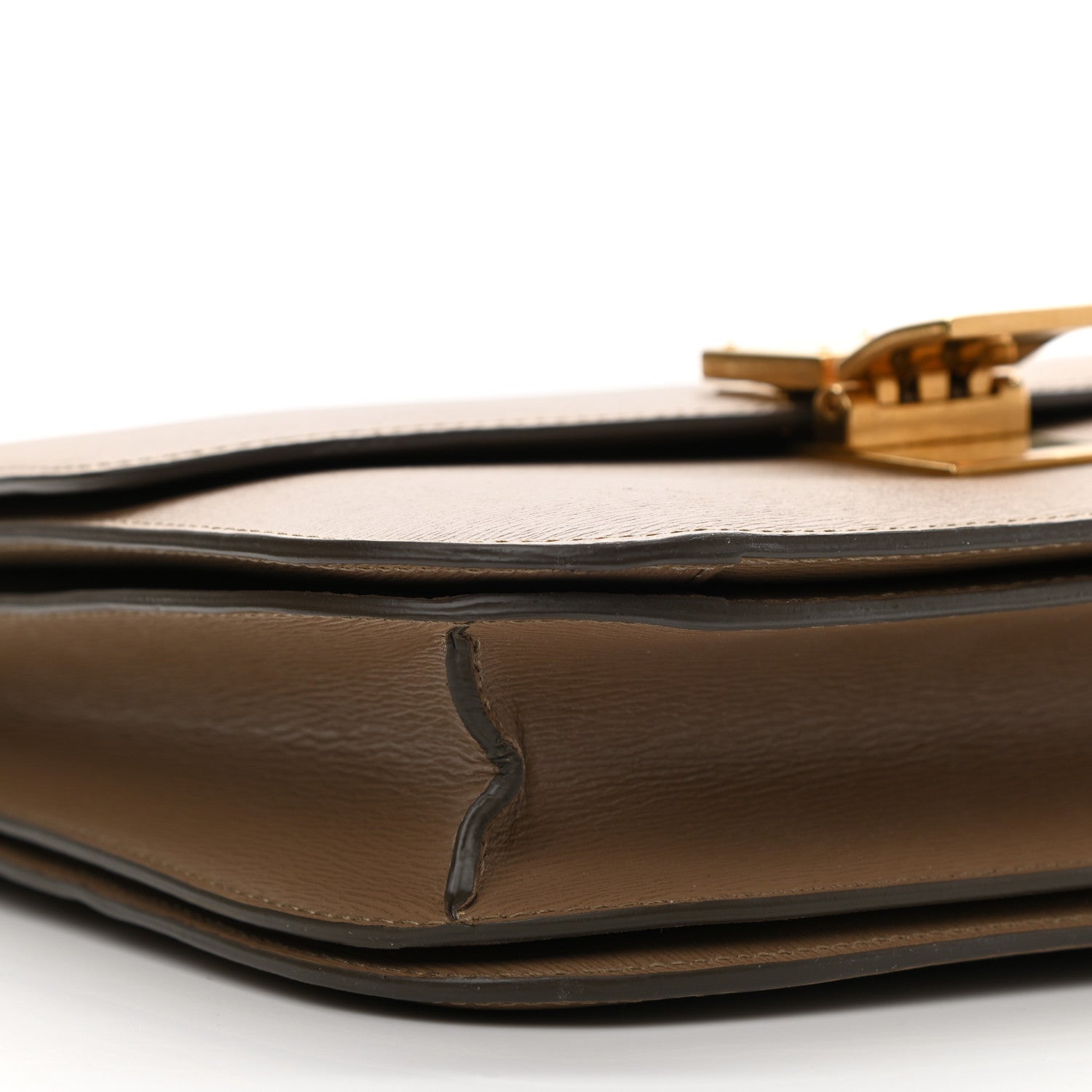 Celine Liege Calfskin Medium Classic Box Flap Bag Taupe 11 of 16