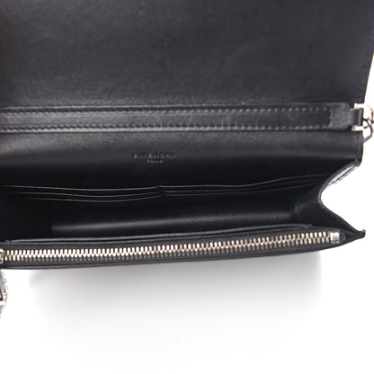 Givenchy Calfskin Star Pandora Chain Wallet Black 4 of 10