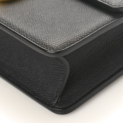 Christian Dior Grained Calfskin 30 Montaigne Flap Bag Black 8 of 8