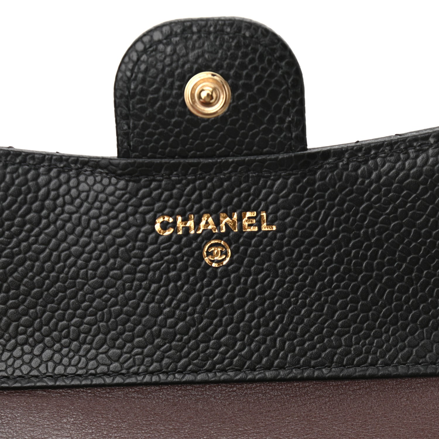 Chanel Caviar Quilted Compact Flap Wallet Black 6 of 9