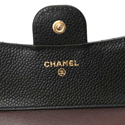 Chanel Caviar Quilted Compact Flap Wallet Black 6 of 9