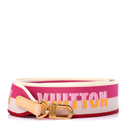 Louis Vuitton Jacquard Speedy Bandouliere 20 Shoulder Strap Fuchsia 1 of 3