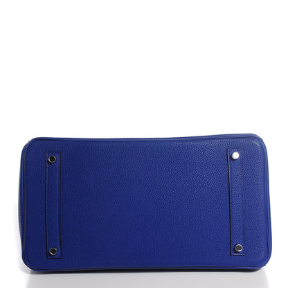 Hermes Togo Birkin 35 Bleu Electrique 6 of 26