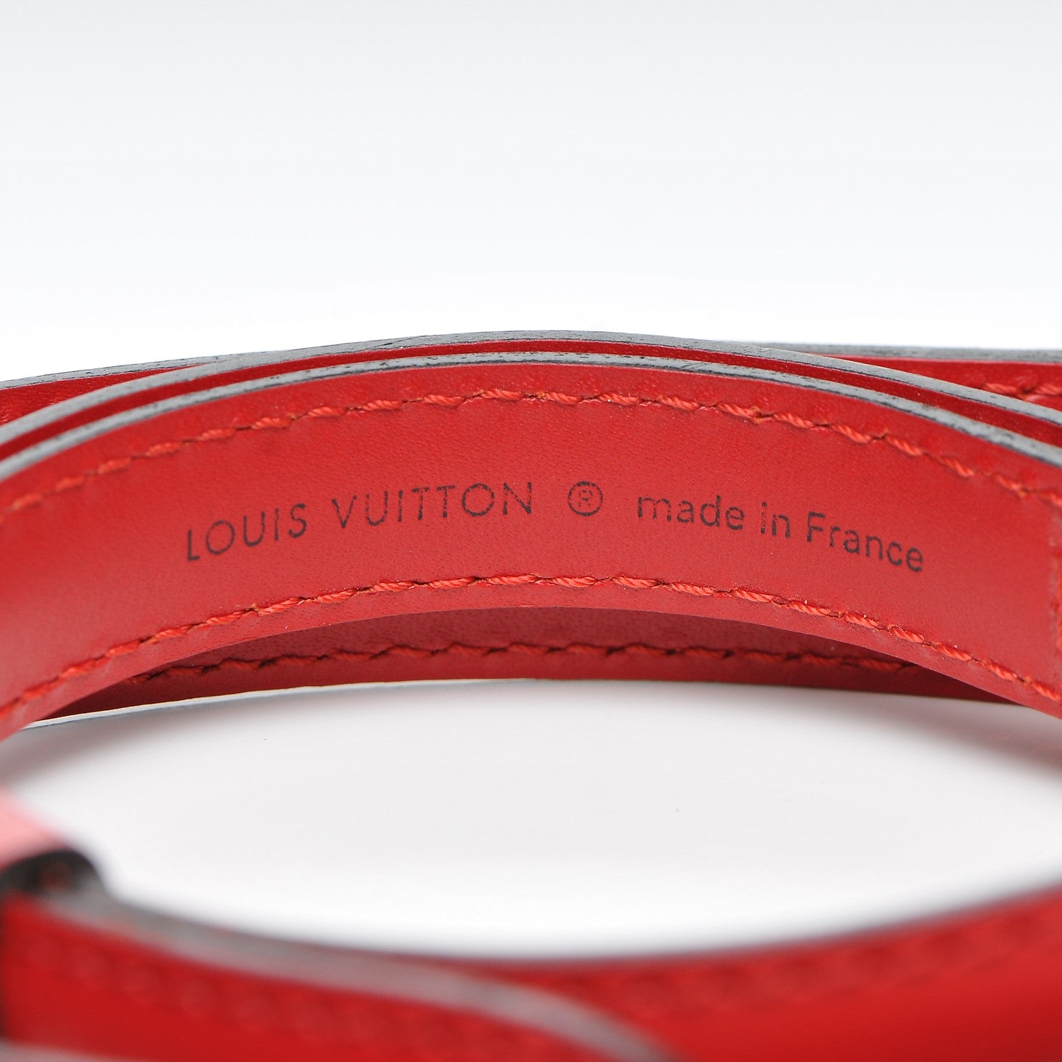 Louis Vuitton Epi Adjustable Shoulder Strap 16MM Red 4 of 6