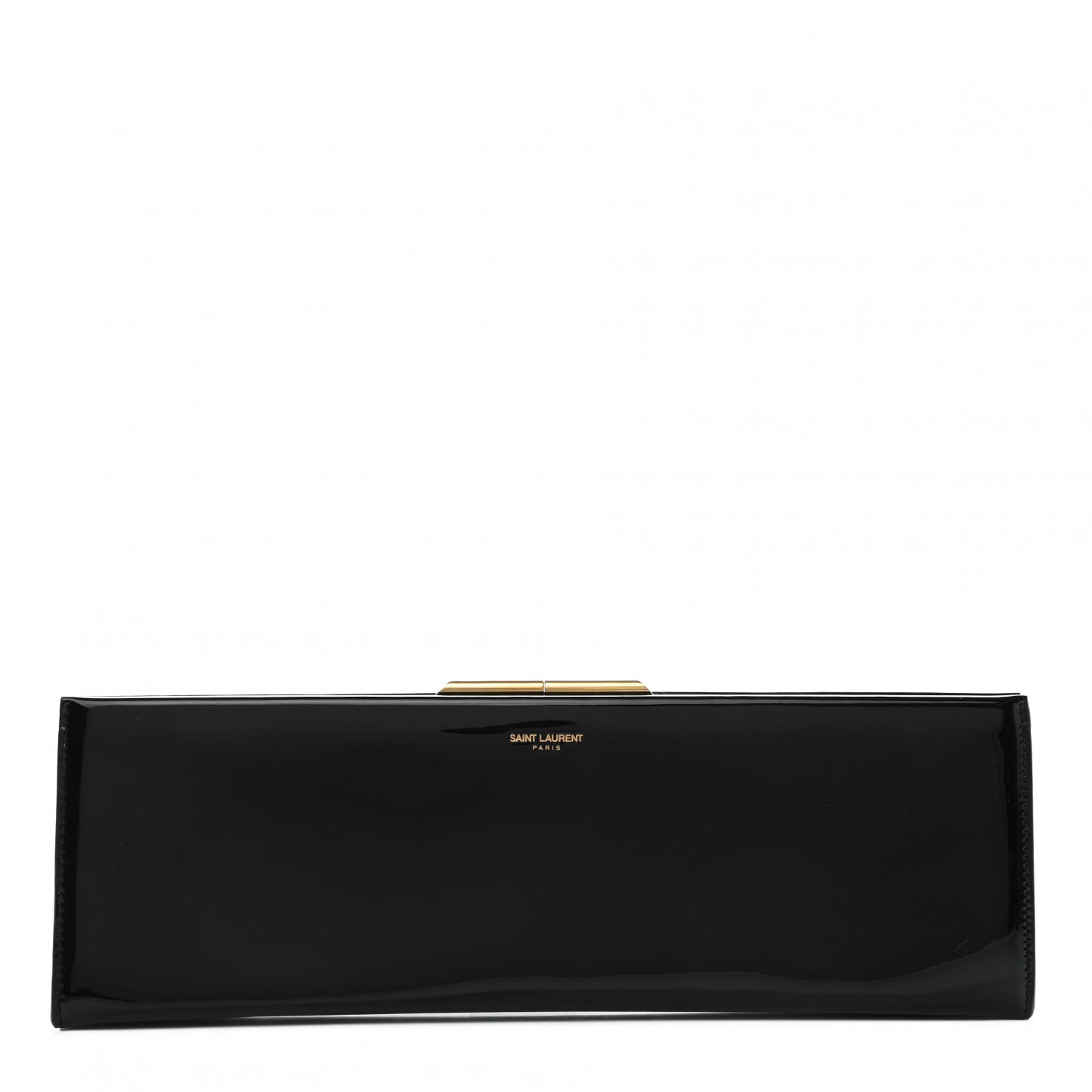 Patent Midnight Clutch Black