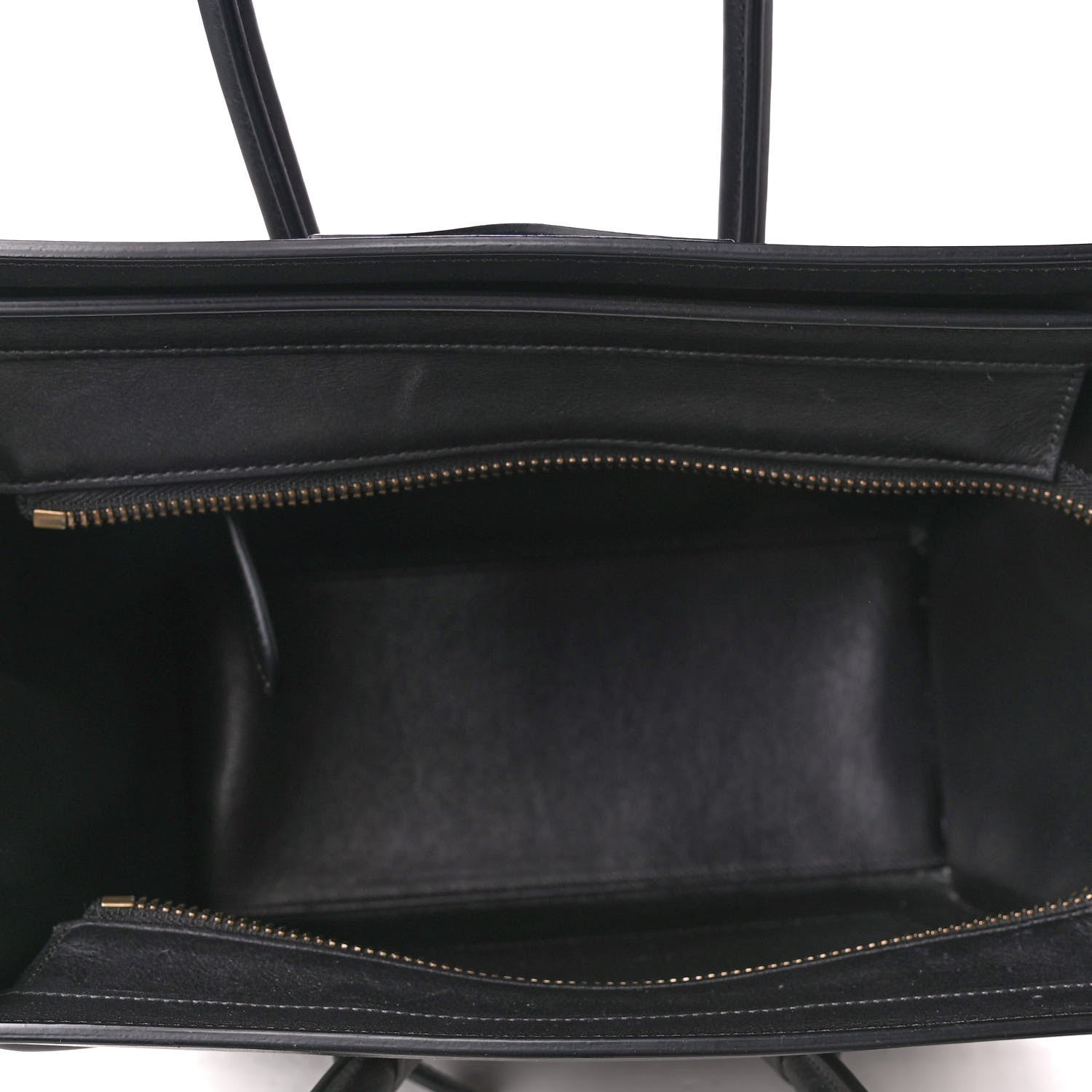 Celine Smooth Calfskin Micro Luggage Black 4 of 4