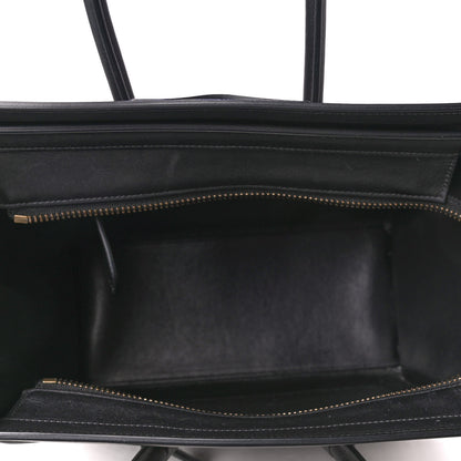 Celine Smooth Calfskin Micro Luggage Black 4 of 4