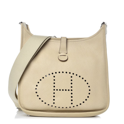 Hermes Taurillon Clemence Evelyne III GM Parchemin 1 of 13