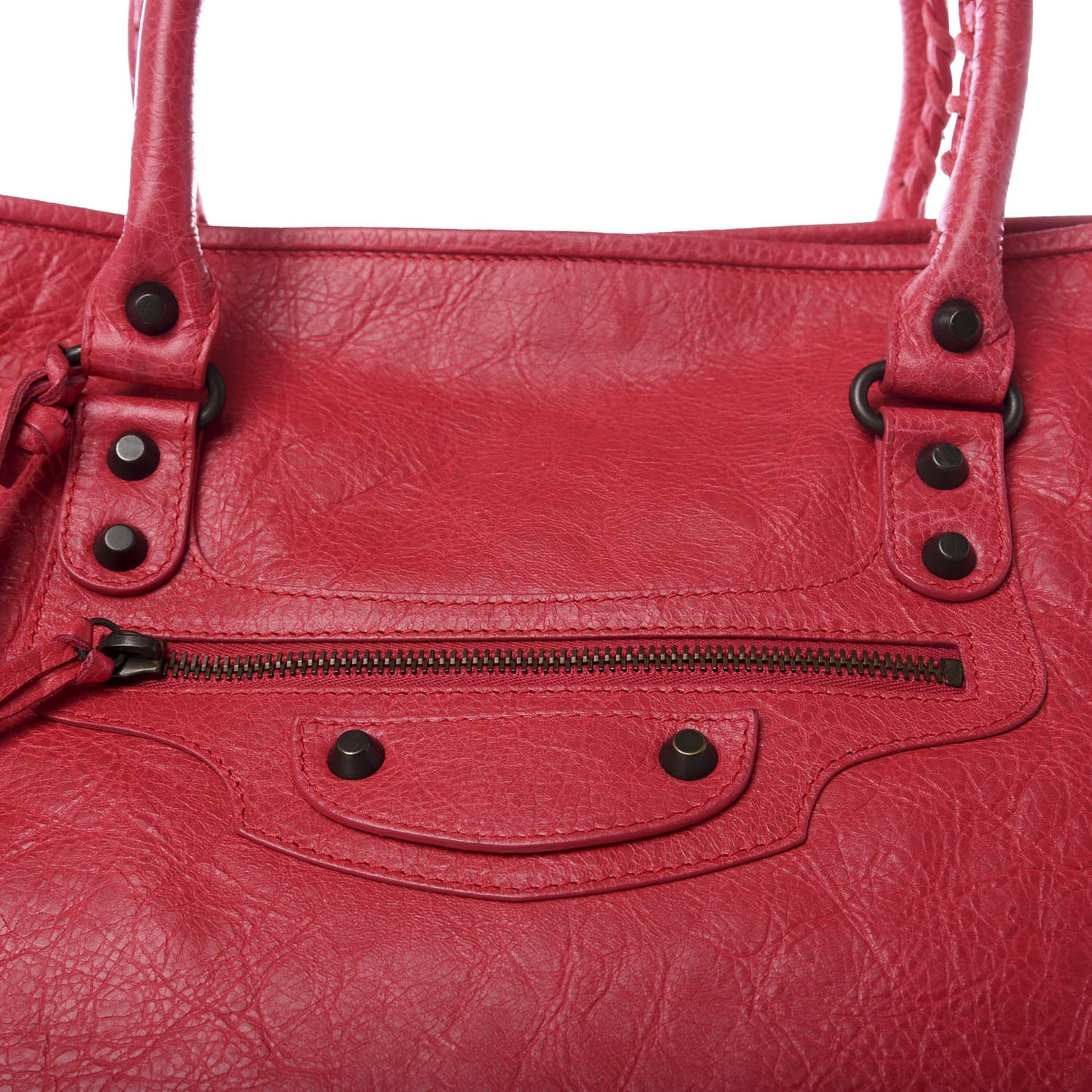 Agneau Classic Hardware Large Sunday Tote Rose Thulian