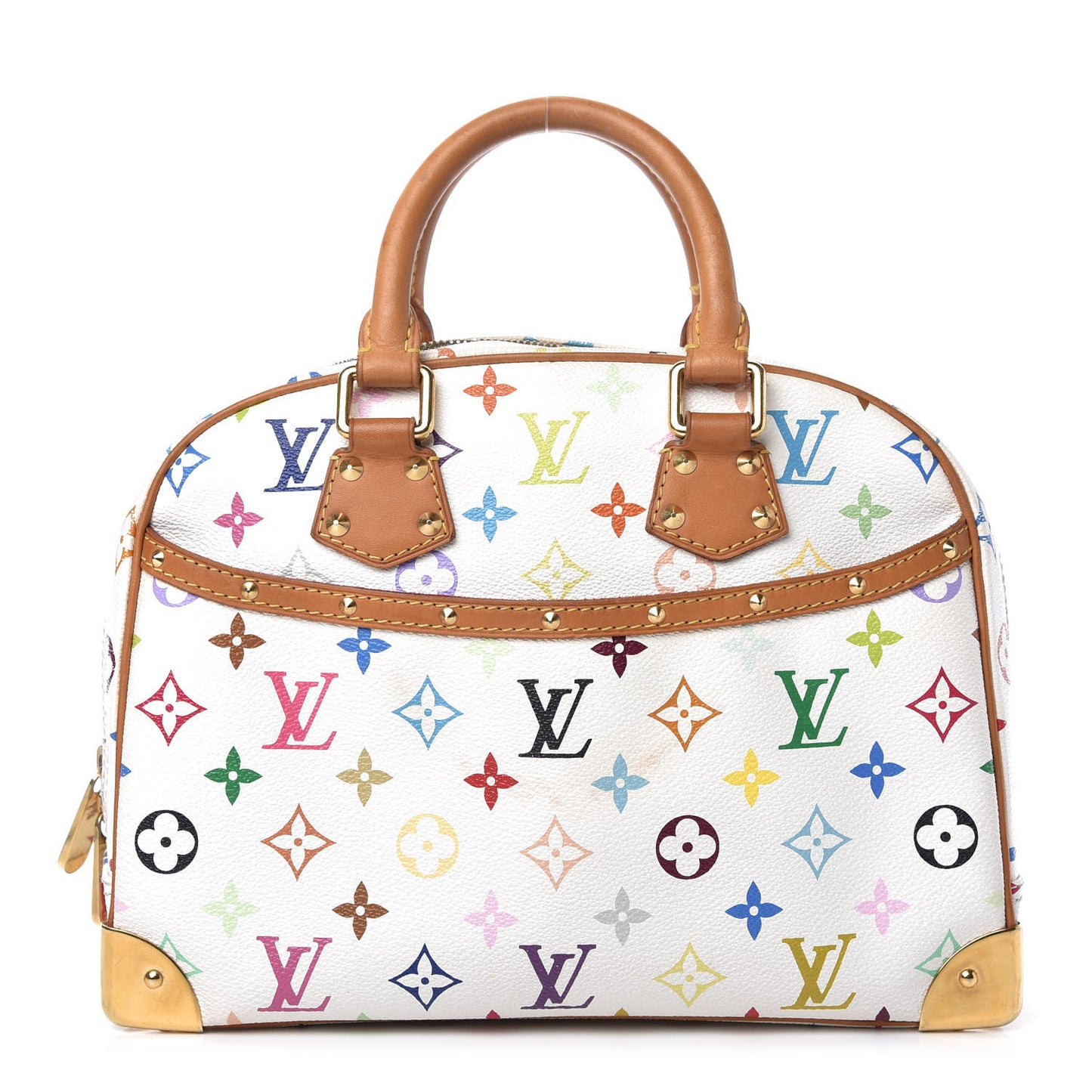 Monogram Multicolor Trouville White