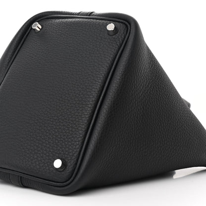 Hermes Taurillon Clemence Picotin Lock 18 PM Black 9 of 10