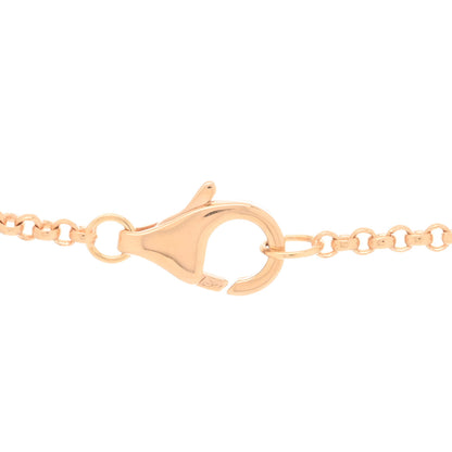 Cartier 18K Pink Gold Diamond Agrafe Paved Pendant Necklace 3 of 4
