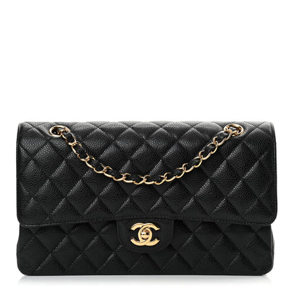 Chanel Caviar Quilted Medium Double Flap Black 1 of 11