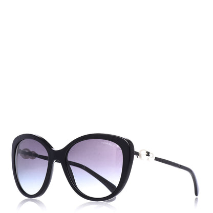 Chanel Acetate Pearl Butterfly Sunglasses 5338-H Black 1 of 7